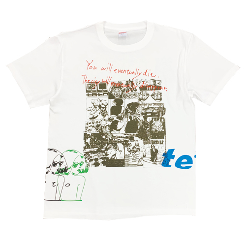 Multi Print S/S Tee(ホワイト)