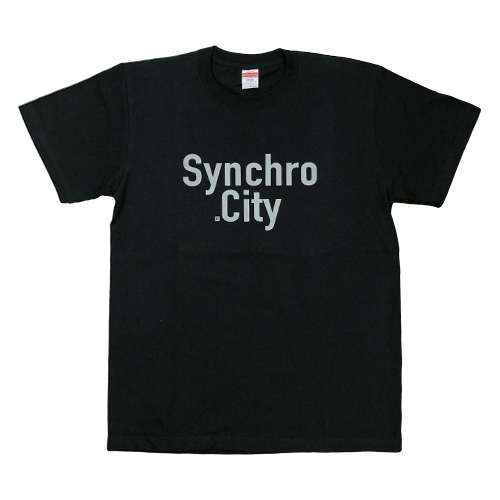 Synchro に CityツアーTシャツ(ブラック)