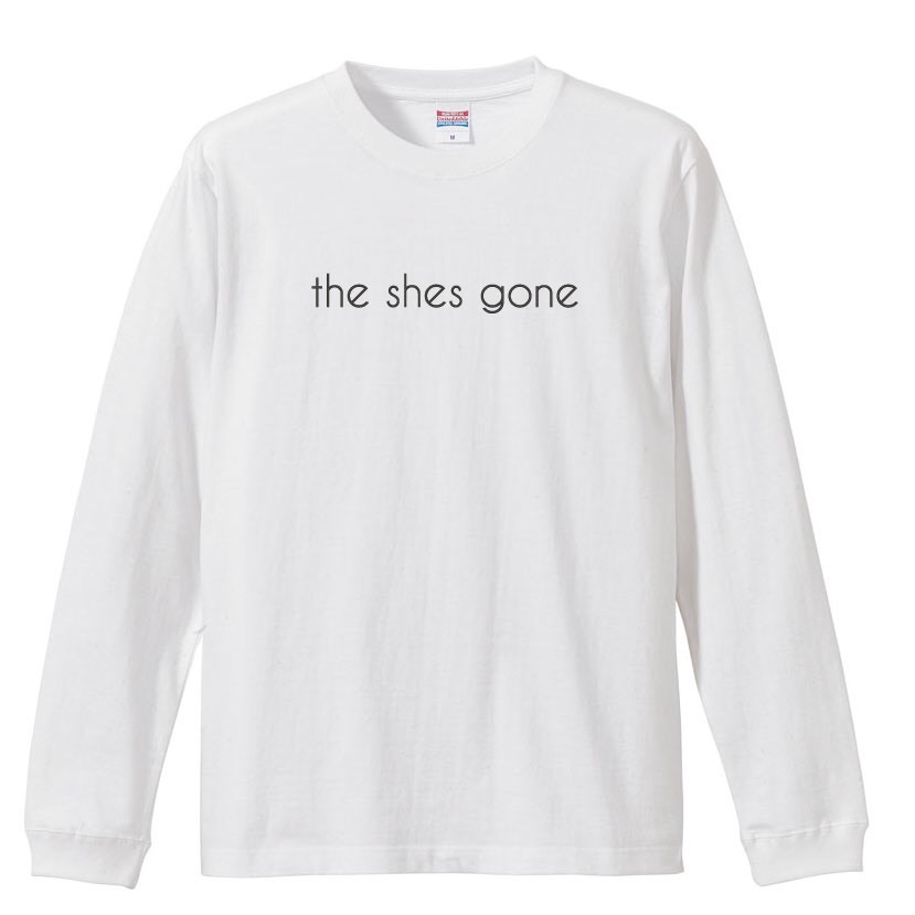 the shes gone ロゴ Long Tee（ホワイト）