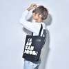 【SALE】TOTE BAG(BLACK/NATURAL)
