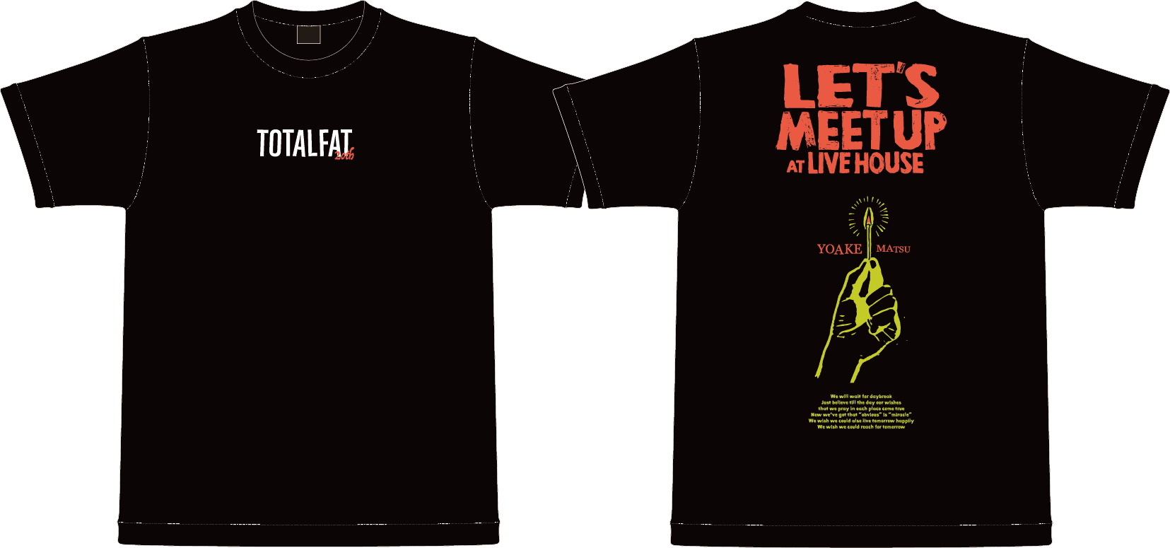 【 受注生産 】待ち合わせはライブハウスでTシャツ(ブラック)