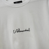 【SALE】DROS LOGO LONG SLEEVE TEE (WHITE)