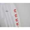 【SALE】DROS LOGO LONG SLEEVE TEE (WHITE)