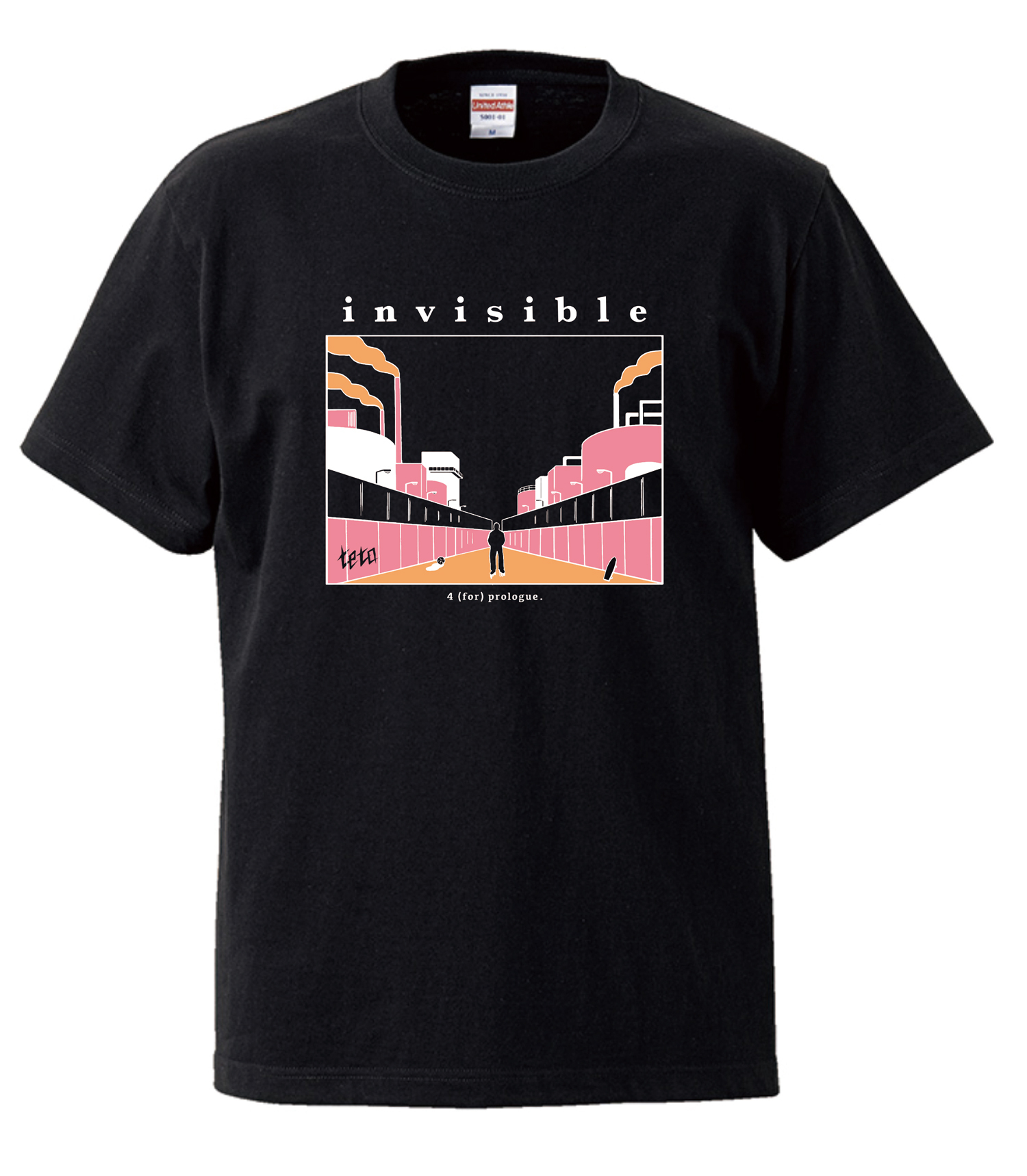 【受注販売】invisible Tee(ブラック)