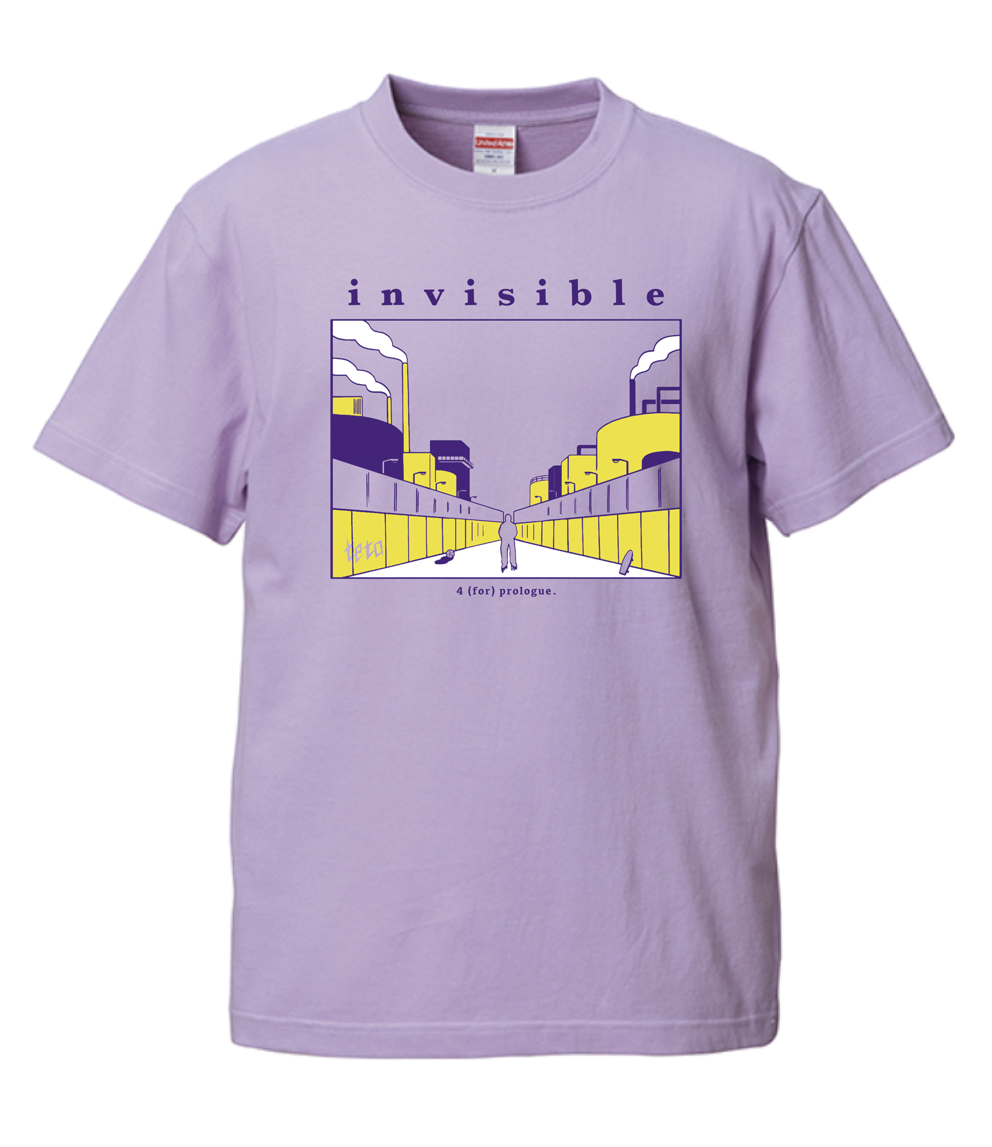 【受注販売】invisible Tee(ライトパープル)