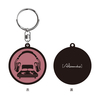 BEDROOM LOGO RUBBER KEYCHAIN(PINK・BLUE)