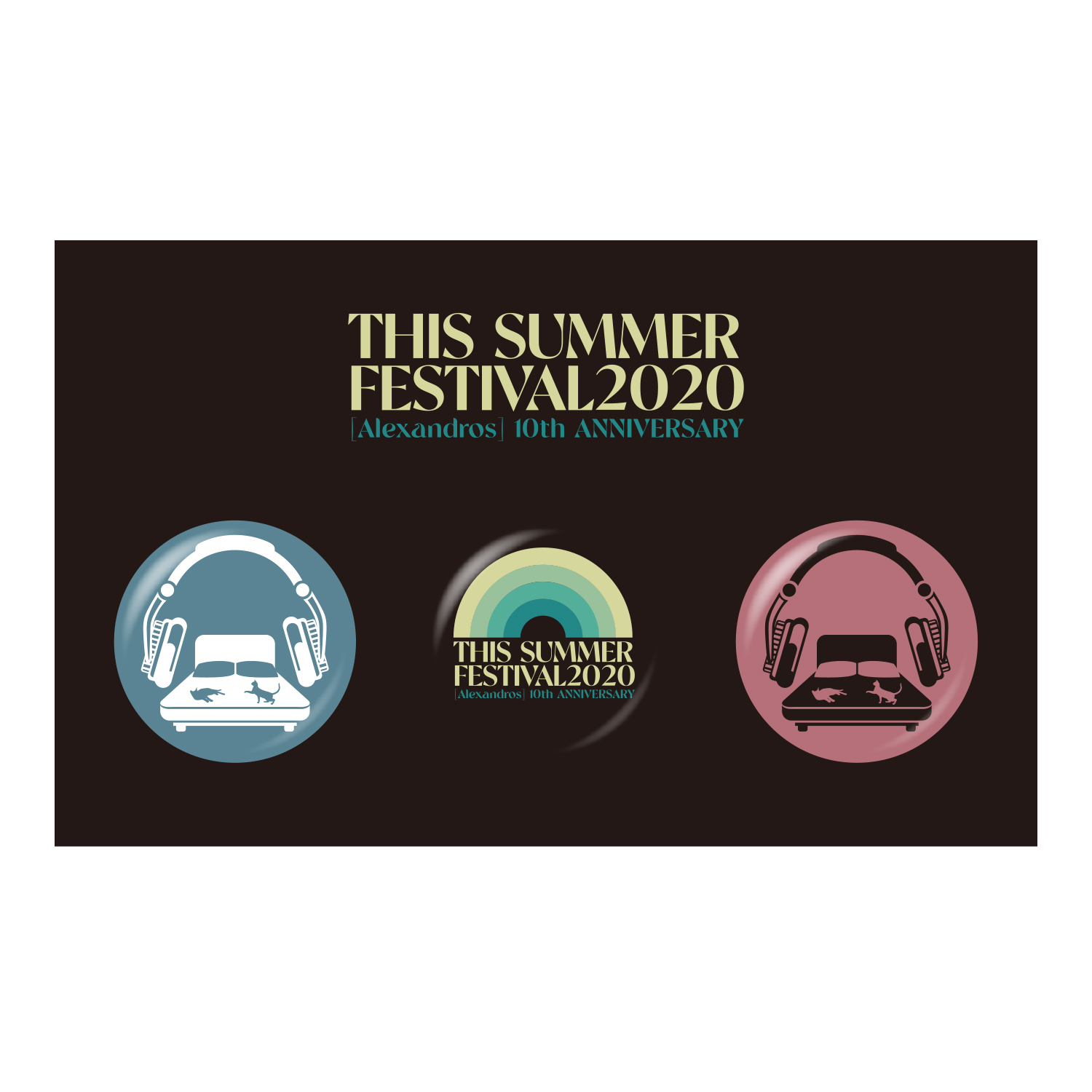 【SPECIAL PRICE】THIS SUMMER FESTIVAL 2020 BADGE SET