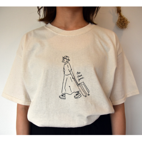 the shes gone T-shirt(ナチュラル)
