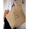 jute tote bag(ナチュラル)