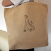 jute tote bag(ナチュラル)