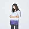 FEATHER GRADATION TEE(WHITE)