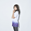 FEATHER GRADATION TEE(WHITE)