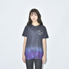 FEATHER GRADATION TEE(BLACK)
