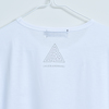 FEATHER GRADATION TEE(WHITE)