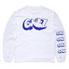 ねえみんな大好きだよ GNBZロンT (ホワイト×ネイビー)