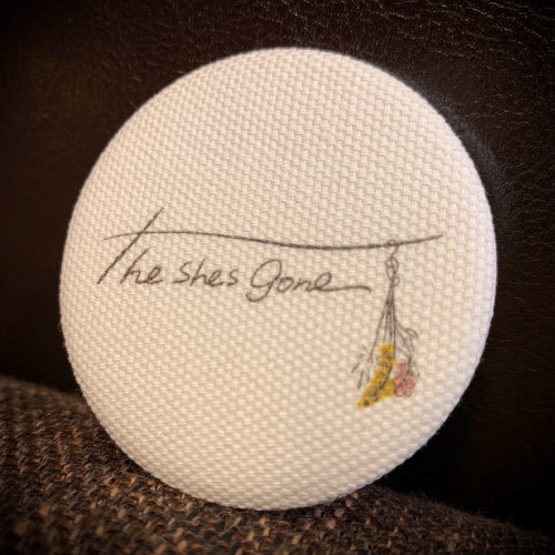 flower cloth badge
