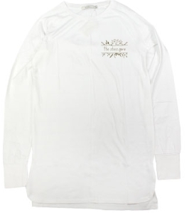 FACE long sleeve T-shirts (ホワイト)