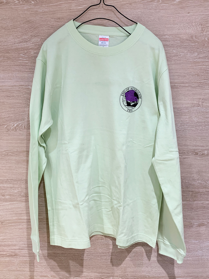 【受注販売】end of aftergrow L/S Tee(ミルキーライム)