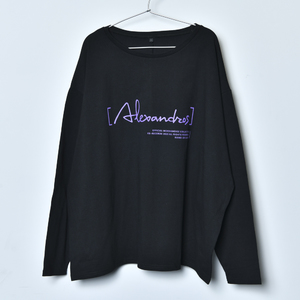 【SPECIAL PRICE】Boat Neck Long Sleeve Tee (black)