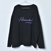 Boat Neck Long Sleeve Tee (black)