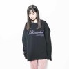 Boat Neck Long Sleeve Tee (black)
