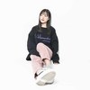 Boat Neck Long Sleeve Tee (black)