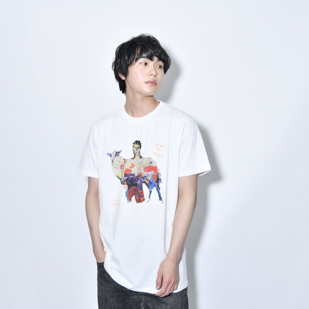 Where's My Yoyogi? TEE(油絵・白)