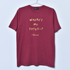Where's My Yoyogi? LOGO TEE(BURGUNDY)