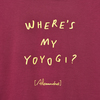Where's My Yoyogi? LOGO TEE(BURGUNDY)