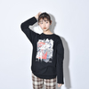 Fluid Motion Long Sleeve Tee(BLACK)