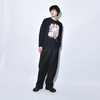 Fluid Motion Long Sleeve Tee(BLACK)
