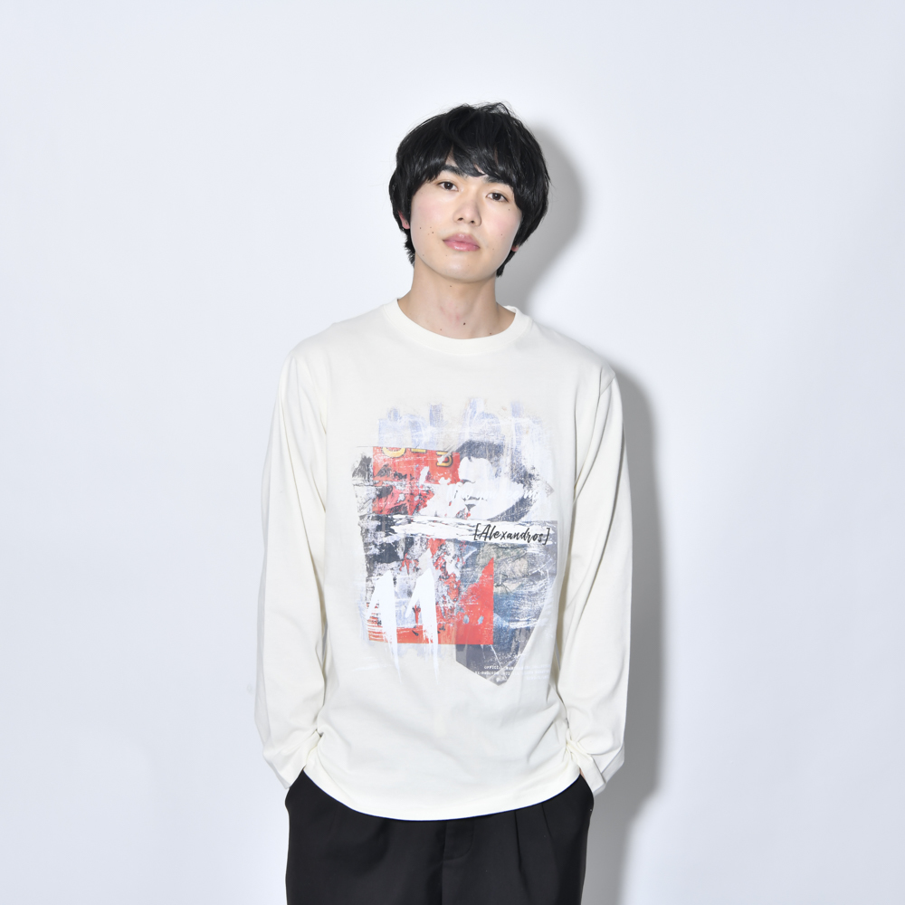 Fluid Motion Long Sleeve Tee(NATURAL)