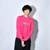 Patch Sweat Shirt(FLAMINGO_PINK)