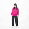 Patch Sweat Shirt(FLAMINGO_PINK)