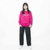 Patch Sweat Shirt(FLAMINGO_PINK)