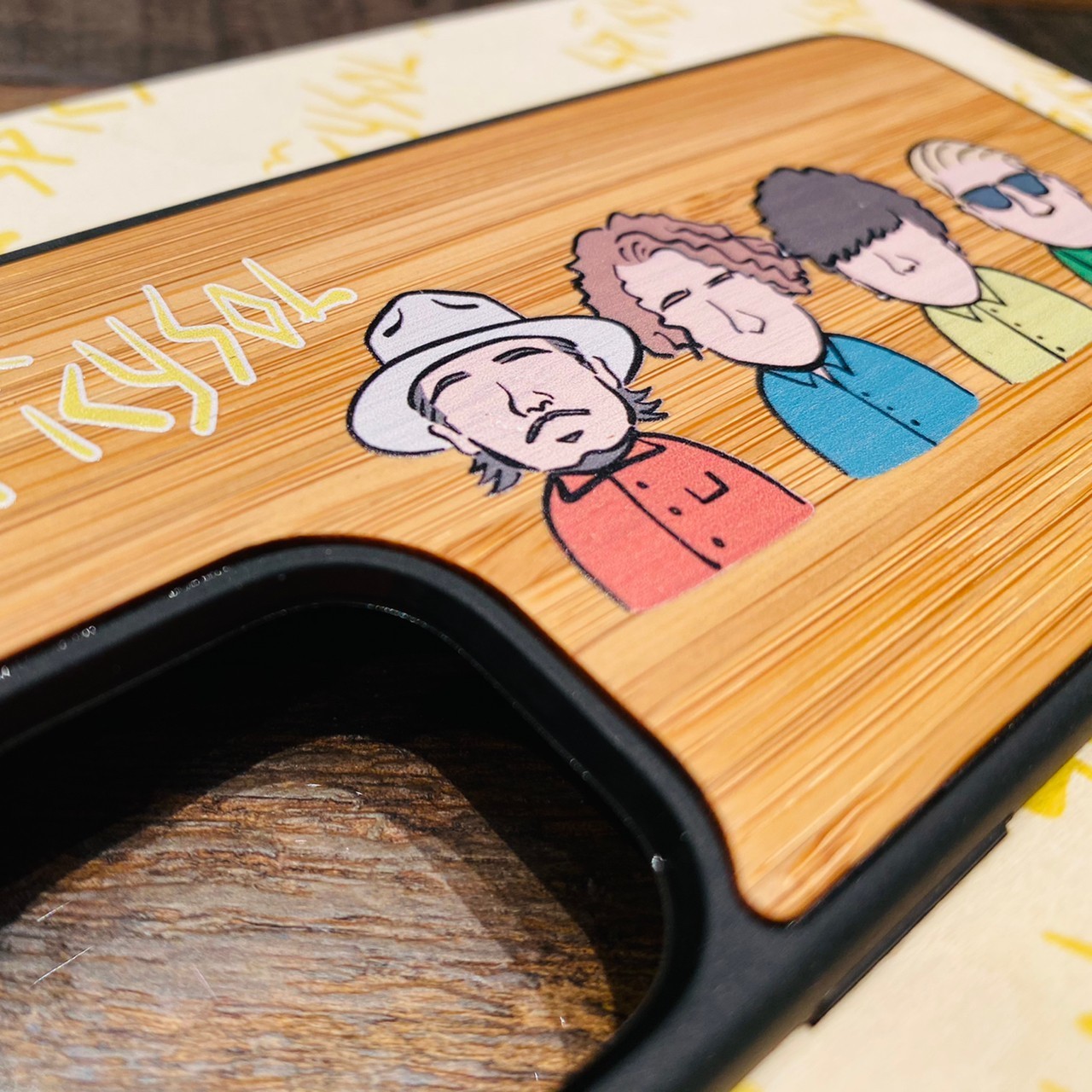 【受注生産:3/7まで】SPiCYSOL × KIBACOWORKS コラボiPhoneケース(KENNY手書きイラスト)