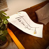 flower logo facetowel(ホワイト)