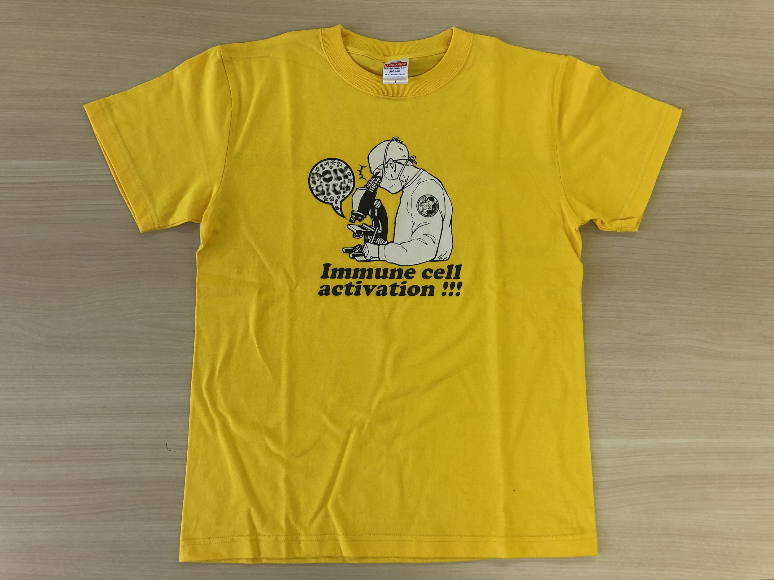 免疫細胞活性化Tシャツ(カナリヤイエロー)