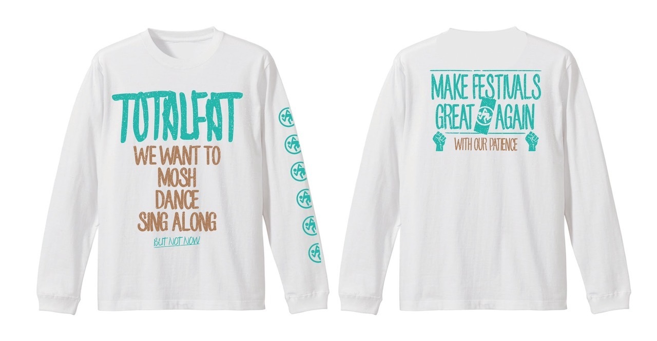 【SALE】MAKE FESTIVALS GREAT AGAIN Long Sleeve Tee(ホワイト)
