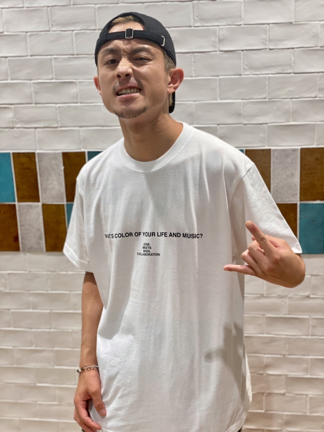 【 受注生産 】Jose生誕記念Tシャツ「Jose×SKEIL special collaboration」(ホワイト)