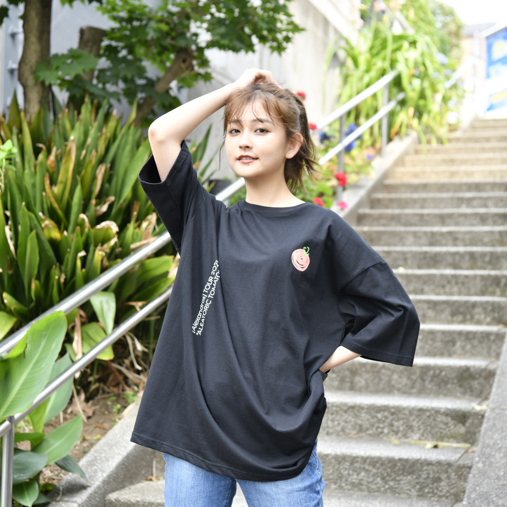 ALEATORIC TOMATO Tee B(Black)